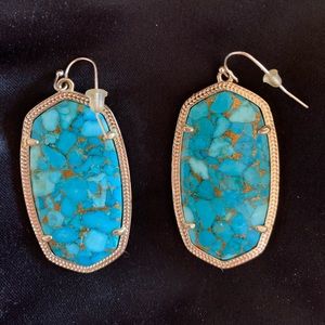Kendra Scott Bronze-Veined Turquoise Danielles